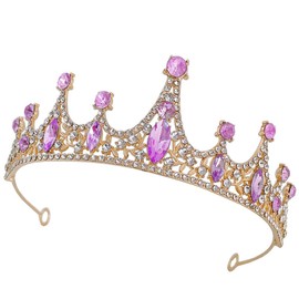 TOVINANNA Girl's Crown Headband Rhinestones Boys and Girls Hair Accessories Party Headdress