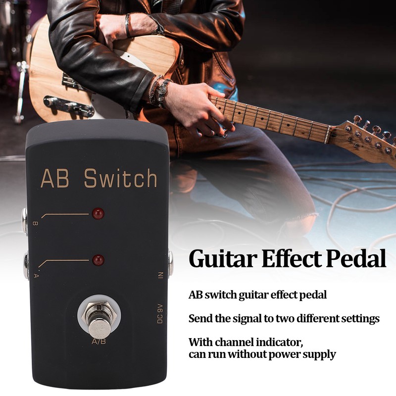 AB Switch Effect Line Selection Pedal Monoblock Electric Guitar Effector