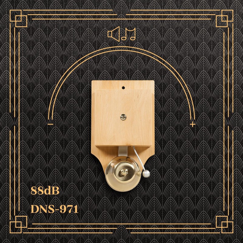 Sundi Doorbell Front Door Bell Electromechanical Retro Plastic Metal 230