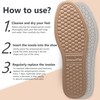 SULPO 6 Pairs of Insoles for Fresh Shoes and Feet