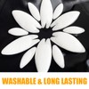 White Puff Heat Transfer 3D 12" x 5 ft for