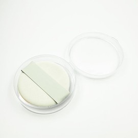 Cushion puff storage case, round breathable air puff container / 쿠션퍼프 보관 케이스 원형 통기 에어퍼프 용기