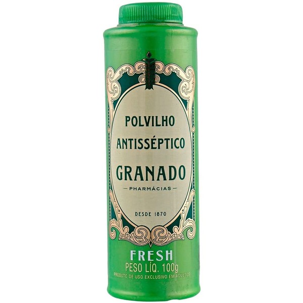 Talco Granado Fresh Body Powder, 3.5 oz (100 g)
