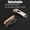 20 Pcs Replacement Metal Zipper Pulls Removable Zipper Pull Tab
