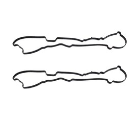 2 pcs/set SHLPDFM Black Diesel Rocker Cover Gasket 0249.C1, 0249.F8, 1148101, 2S6Q6P038AA Fits for Ford Fiesta Mk5 Mk6 Fusion Citroen C1 C2 C3 Nemo Xsara Peugeot 107 20 207 307 1007