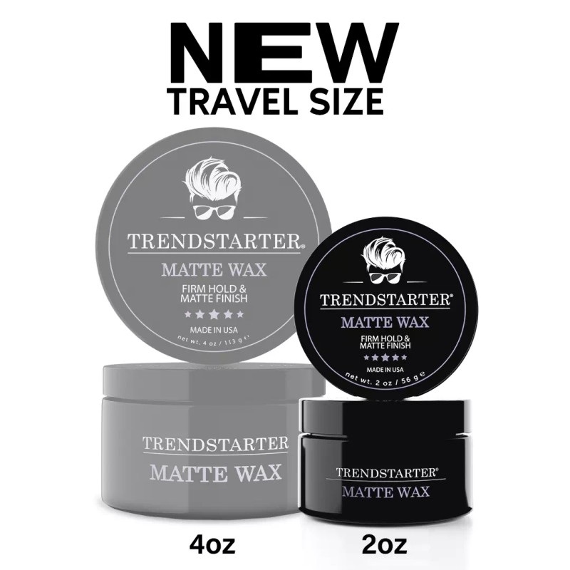 TRENDSTARTER - MATTE WAX - Firm Hold - Matte Finish