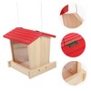 Sosoport Hanging Bird Feeders for Outdoor Use Rustic Farmhouse Style