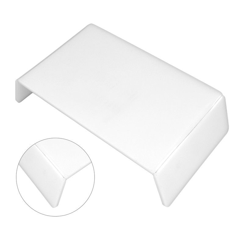 Trapezoidal Dental Desktop Elevated Shelf Acrylic Smoothing Edges Riser Rack