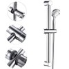 Joyoldelf 19-25MM Adjustable ABS Replacement Hand Shower Rail Head Slider