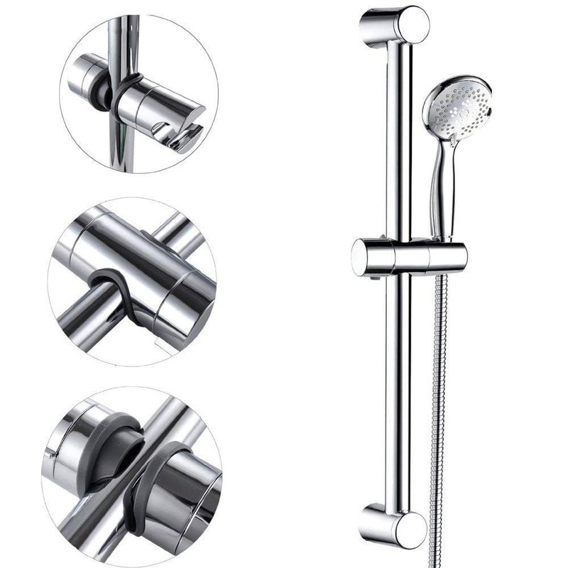 Joyoldelf 19-25MM Adjustable ABS Replacement Hand Shower Rail Head Slider