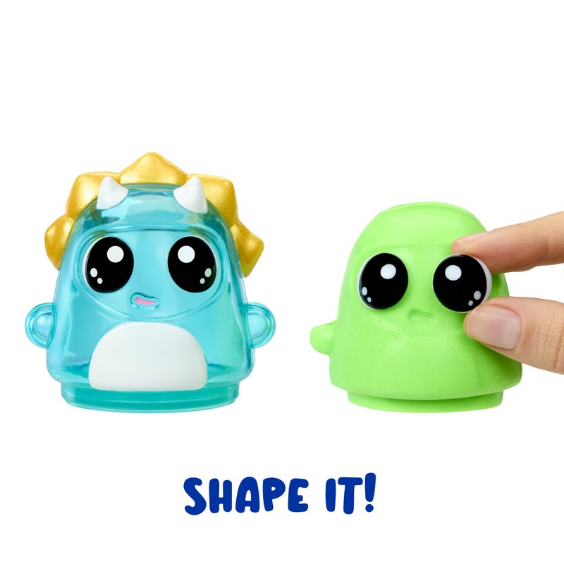 DohKins 3 Pack Characters, Dino, Cowboy, Police Officer - Dough