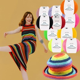 Art of Yarn Baby Cotton Pure 50% Cotton 50% Acrylic Fine 2 Yarn -Soft Smooth Summer for Knitting, Crocheting, Amigurumi, Baby Blankets Garments –50g(1.76 Oz),165 Meters (Dark Green, Pack 1)