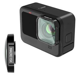 Coyktonty 15X Macro Lens for GoPro Hero 13/Hero 12/Hero11 /Hero 10 /Hero 9, Vlog Shooting Additional Lens Accessories (15X Macro Lens)