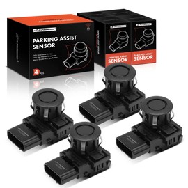 A-Premium 4-PC Reverse Backup Parking Assist Sensor Compatible with Select Honda Models - Odyssey 2011-2017, Pilot 2012-2015, Replace# 39680TK8A11, 39680TK8A01
