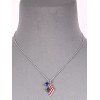 DazzledByJewels US American Flag Red White Blue Silver Stars and