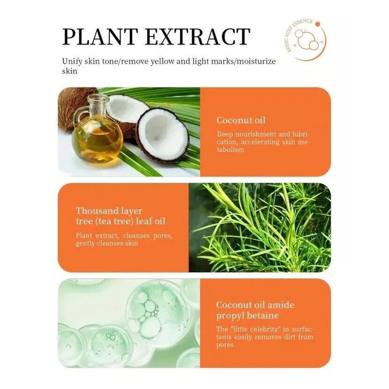 Hikvison Jabón Blanqueador Cúrcuma Con Ácido Kójico 100 G *