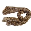 Beautiful Beige Large Animal Leopard Print Style Shawl/Scarf/Wrap