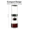 Bincoo Drip Cold Brew Coffee Maker,450ml High Borosilicate Glass Ice