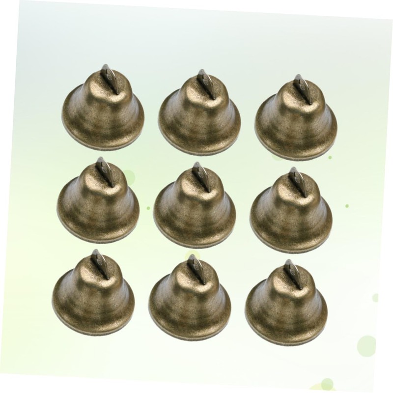 OHPHCALL 20pcs Handmade Bronze Bell Copper Rattle Handbell for Christmas