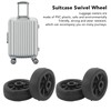 4pcs Suitcase Wheels Replacement Durable Silent PVC Swivel Luggage Caster