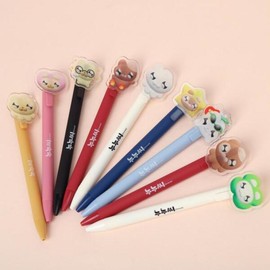 Artbox/PlusFun Nunu-ssi Acrylic Pendant Ballpoint Pen (9 Types) / 아트박스플러스펀 누누씨 아크릴 펜던트 볼펜 (9종)