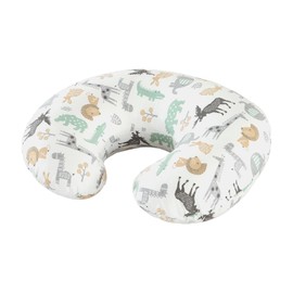 PASUKTER Nursing Pillow, Support Pillow Breastfeeding Pillow for Baby with 100% Cotton Cover, Animal World