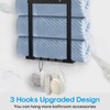 BlumWay Towel Racks for Bathroom, 31IN Bathroom Towel Storage Rack