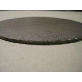 Synergy Steel Designs 1/8" Steel Plate, Disc Shaped, 8.50" Diameter, .125 A36 Steel, Round, Circle