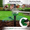 Mole Repeller for Lawns, Mole Trap Stakes with Sonic Pulse