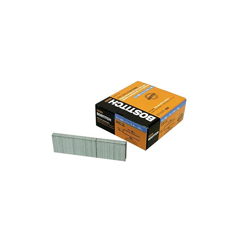 BOSTITCH SL50351-1/2G 1-1/2-Inch by 18 Gauge 5/16-Inch Crown Staple, 3000
