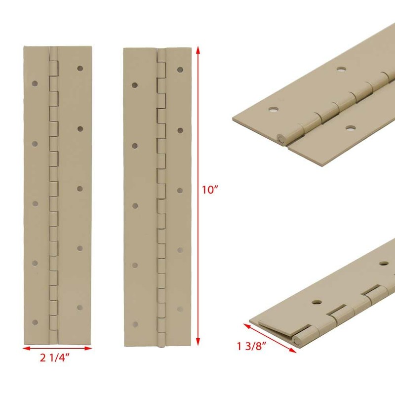 Boat Aluminum Piano Hinge 119013 | 10 x 2 1/4
