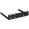2 PCS White MDF Floating Corner Shelves 13.8\"x13.8\"x1.5\" Wall &