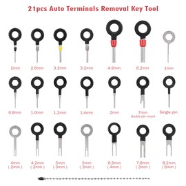 Hilitchi Professional Crimper Tools Wiring Harness Crimping Set for Delphi Packard Weather Pack Terminals and Metri-Pack Connectors with Electrical Wiring Crimp Connectors Auto Terminals Pin Extractor