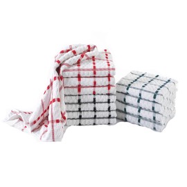 KB Tradax Tea Towels – 100% Cotton Kitchen Tea towels Super Absorbent & Quick Drying Hotel Quality Kitchen Towels Set | 65 x 40 cm - Machine Washable for Everyday (Pack of 6)