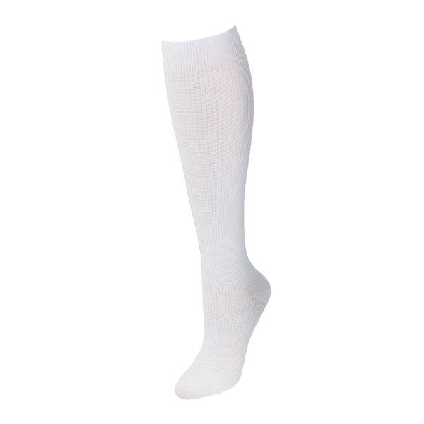 Think Medical Unisex 8 Mmhg Compression Sock Large White