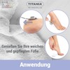 TITANIA Callus slicer with a replacement blade, callus remover with