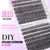 Pawotence Lash Clusters 280pcs Individual Lashes 30D 40D Cluster Eyelash