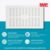 Map Adjustable Air Vent with Flyscreen Cover, 9" x 6"
