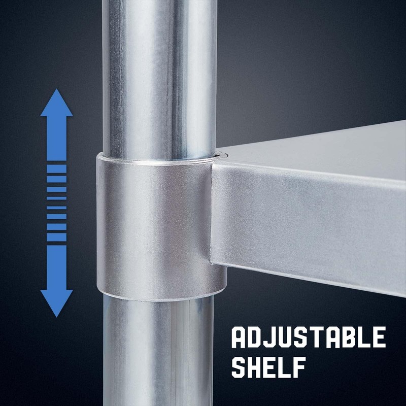 Profeeshaw Stainless Steel Prep Table NSF Commercial Work Table with