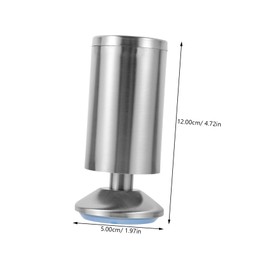 4piezas Patas De Muebles Ajustables De Acero Inoxidable para Nivelar Muebles Soporte para Sofás Y Gabinetes Diseño Antideslizante Y Fácil Instalación