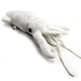 Kalmar Cuddly Toy Sepia Squid White Plush Toy TINTY - Cuddly Toys *biz
