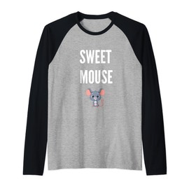 Cute Mouse Pet Name Girlfriend Sister Gifts Mice Raglan Baseball Tee