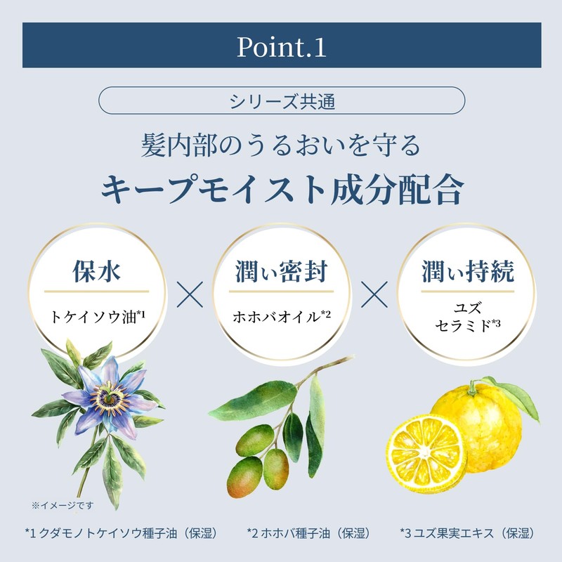 T/MEU Keep Moist Shampoo, Amino Acid Shampoo, Clear Fleur Scent,