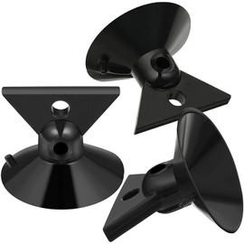 Jinshining 3Pcs Black -for GU10 Light Bulb Suction Cup Inverted Triangular Suction Cup Lights Remove，Light Bulbs