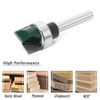 Mesee Industrial Grade Flush Trim Template Router Bit 1/4 Inch