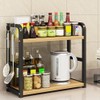 Worktop Spice Rack, 2 Tier Kitchen Spice Rack, Kitchen Countertop