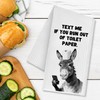 OTOUO Funny Donkey Hand Towel for Bathroom Decor, Farmhouse Donkey