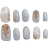 Solid White Nail Tip, Japanese Pattern, Japanese Style, Wedding, Kimono,