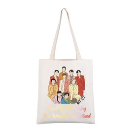AKTAP Kpop NCT Merch Gift Boy Band Vintage Tote Bag NCT Tour Inspired Gift for Fan It's A K-Pop Thing You Wouldn't Understand (NCT Tote)