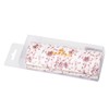 Narumi NA-2 Pearl Glasses Case, White, Hard, Magnetic, Floral Pattern